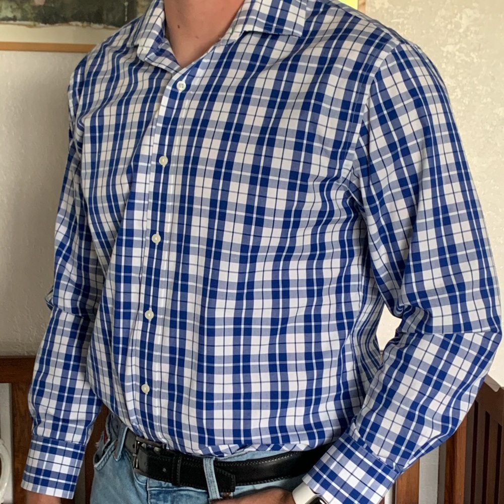 Blue Tommy Hilfiger button up